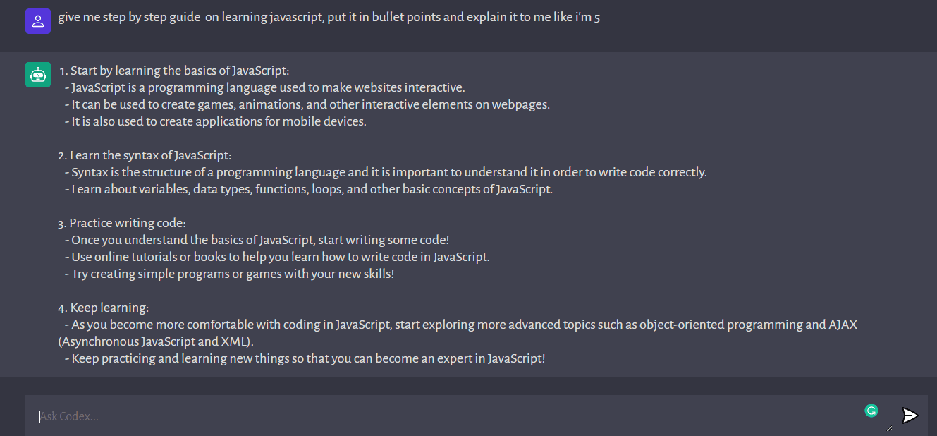 ChatGPT OpenAI Application